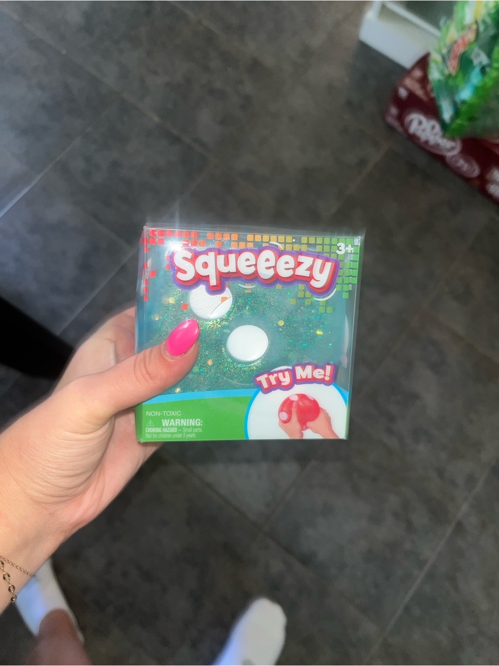 Green Glitter Stress Ball -